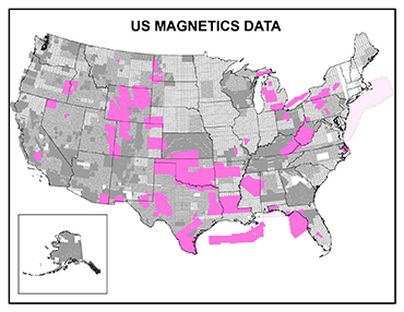 Thompson Solutions US Aeromagnetic Data Coverage